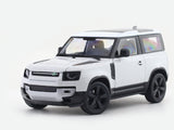 Land Rover Defender 90 white 1:24 Welly Licensed Diecast Scale Model Car Collectible