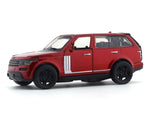 Land Rover Range Rover like red pull back alloy toy