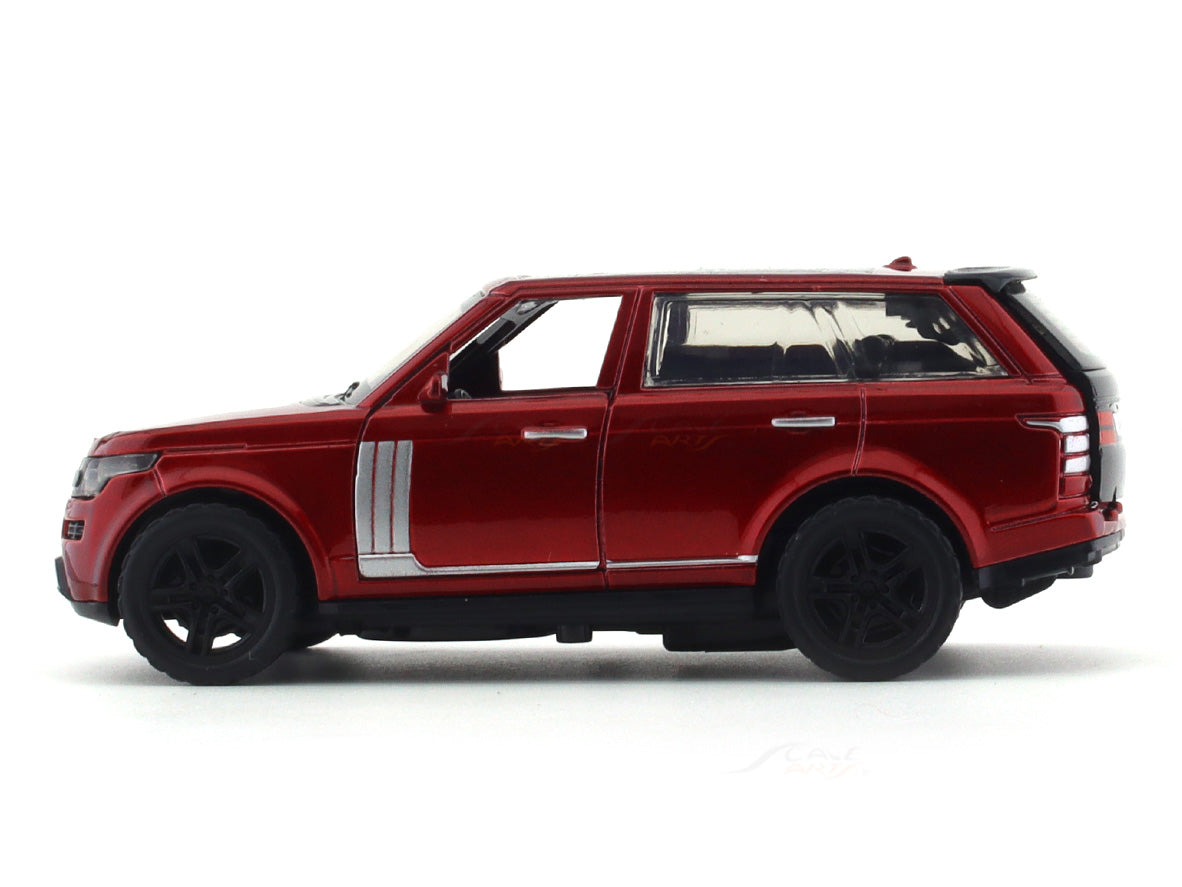 Land Rover Range Rover like red pull back alloy toy | Scale Arts India