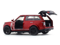 Land Rover Range Rover like red pull back alloy toy