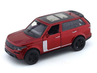 Land Rover Range Rover like red pull back alloy toy