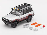 Toyota Land Cruiser LC80 silver 1:64 GCD Licensed Diecast Scale Model car