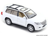 Lexus LX-570 White 1:32 licensed diecast Scale Model car collectible