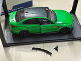 Broken Parts : 2024 BMW M3 Performance Green 1:18 Solido Licensed Diecast Scale Model Car