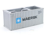 Maersk Shipping Container Desk Organiser Plastic Storage Box | Miniature Cargo Container Desktop Organizer Collectible