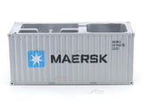 Maersk Shipping Container Desk Organiser Plastic Storage Box | Miniature Cargo Container Desktop Organizer Collectible