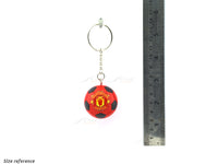 Manchester United football white keyring / keychain