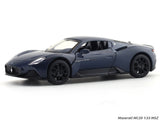 Maserati MC20 blue 1:33 MSZ licensed pullback diecast Scale Model car collectible