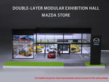 Mazda Showroom Double Layer 1:64 MoreArt Diorama with LED Lights | Diecast Display
