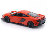 McLaren 675LT Orange 1:24 Welly Licensed Diecast Scale Model Car Collectible