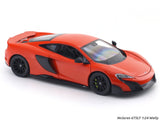 McLaren 675LT Orange 1:24 Welly Licensed Diecast Scale Model Car Collectible