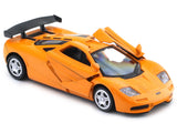 McLaren F1 GT-R orange 1:33-42 RMZ City licensed pull back car scale model