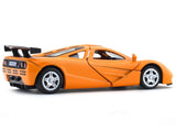 McLaren F1 GT-R orange 1:33-42 RMZ City licensed pull back car scale model