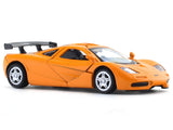 McLaren F1 GT-R orange 1:33-42 RMZ City licensed pull back car scale model