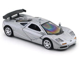 McLaren F1 GT-R silver 1:33-42 RMZ City licensed pull back car scale model