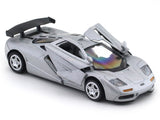 McLaren F1 GT-R silver 1:33-42 RMZ City licensed pull back car scale model