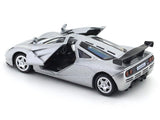 McLaren F1 GT-R silver 1:33-42 RMZ City licensed pull back car scale model
