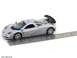McLaren F1 GT-R silver 1:33-42 RMZ City licensed pull back car scale model