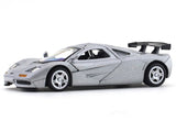 McLaren F1 GT-R silver 1:33-42 RMZ City licensed pull back car scale model