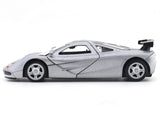 McLaren F1 GT-R silver 1:33-42 RMZ City licensed pull back car scale model