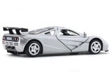 McLaren F1 GT-R silver 1:33-42 RMZ City licensed pull back car scale model