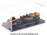 2024 McLaren MCL38 No.4 1:43 Bburago licensed Formula 1 diecast scale model car