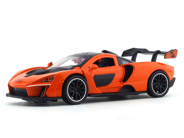 McLaren Senna like orange 1:32 diecast toy car alloy toy