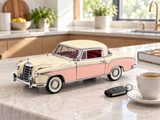 Mercedes-Benz 220 SE Coupé Cream Pink 1:18 Sun Star Licensed Diecast Scale Model Car Collectible | Classic Mercedes-Benz Coupe | Buy in India