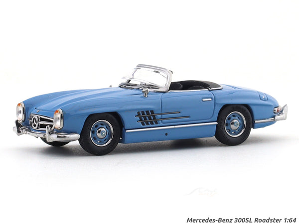 Mercedes-Benz 300SL Roadster Blue 1:64 diecast scale model car miniature collectible