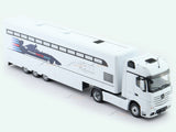 Mercedes-Benz Actros MP4 Martini Race Transporter Truck 1:43 Altaya Scale Model Truck Collectible | Motorsport Transporter | Buy in India