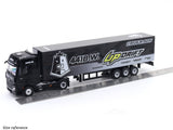 Mercedes-Benz Actros & Nissan GT-R R35 441B W UP Drift 1:64 Modernart Diecast Scale Model Truck & Car Set | Drift-Inspired Collectible
