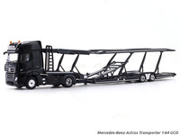Mercedes-Benz Actros Transporter black 1:64 GCD diecast scale