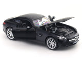 Mercedes-Benz AMG GT matte black 1:24 Maisto with Acrylic Case Licensed Diecast Scale Model Car Collectible