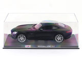 Mercedes-Benz AMG GT matte black 1:24 Maisto with Acrylic Case Licensed Diecast Scale Model Car Collectible