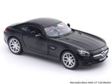 Mercedes-Benz AMG GT matte black 1:24 Maisto with Acrylic Case Licensed Diecast Scale Model Car Collectible