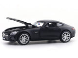 Mercedes-Benz AMG GT matte black 1:24 Maisto with Acrylic Case Licensed Diecast Scale Model Car Collectible