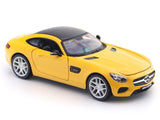 Mercedes-Benz AMG GT yellow 1:24 Maisto with Acrylic Case Licensed Diecast Scale Model Car Collectible