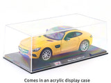 Mercedes-Benz AMG GT yellow 1:24 Maisto with Acrylic Case Licensed Diecast Scale Model Car Collectible