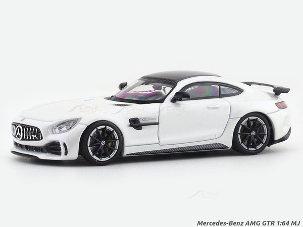 Mercedes-Benz AMG GTR White 1:64 MJ diecast scale model car miniature