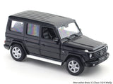 Mercedes-Benz G Class black 1:24 Welly Licensed Diecast Scale Model Car Collectible