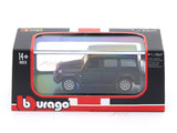Mercedes-Benz G Class Matte Black 1:64 Bburago Licensed Diecast Scale Model Car Collectible