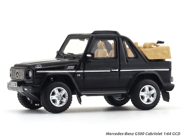 Mercedes-Benz G500 Cabriolet black 1:64 GCD diecast scale model car miniature collectible