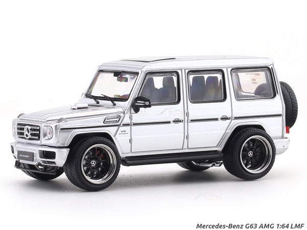 Mercedes-Benz G63 AMG Silver 1:64 LMF diecast scale model car miniature collectible