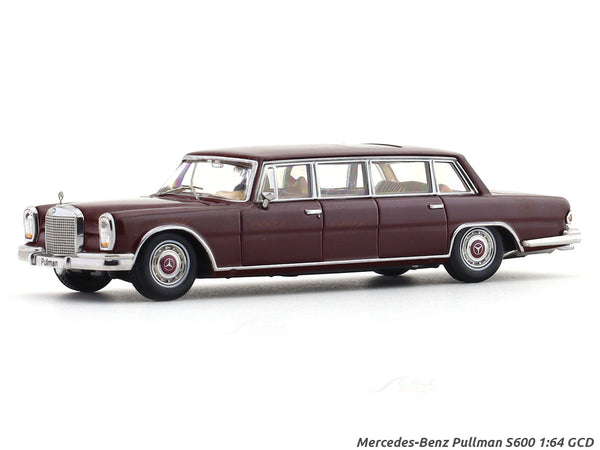 Mercedes-Benz Pullman S600 Red 1:64 GCD diecast scale model car miniature collectible