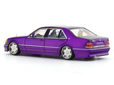 Mercedes-Benz S Class W140 purple 1:64 Street Weapon diecast scale model car miniature