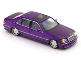 Mercedes-Benz S Class W140 purple 1:64 Street Weapon diecast scale model car miniature