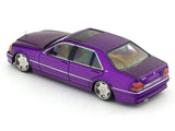 Mercedes-Benz S Class W140 purple 1:64 Street Weapon diecast scale model car miniature
