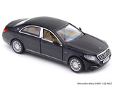 Mercedes-Benz Maybach S600 black 1:32 MSZ licensed pullback diecast Scale Model car collectible