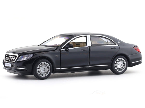 Mercedes-Benz Maybach S600 black 1:32 MSZ licensed pullback diecast Scale Model car collectible