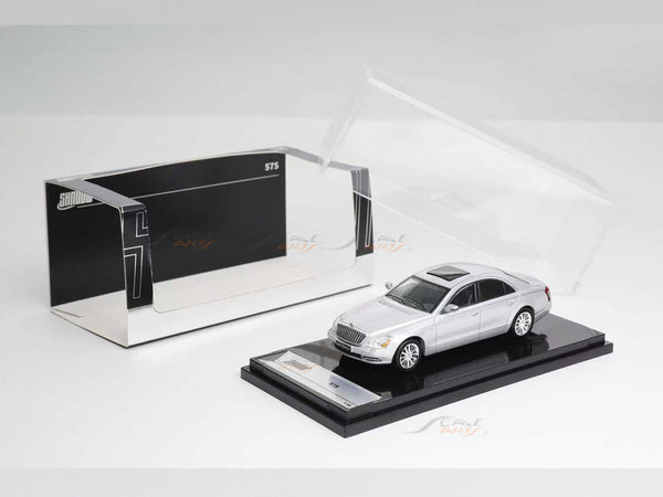 Mercedes-Maybach 57S White 1:64 Shadow Diecast Model Car | Luxury